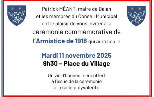 Cérémonie du 11 novembre